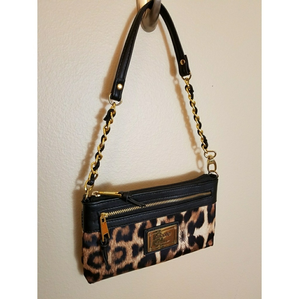 Nicole by Nicole Miller Mini Bag Leopard Black